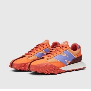 New Balance Orange & Lavender Athletic Sneakers